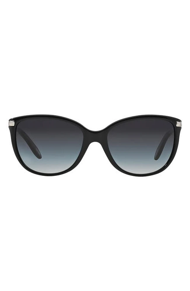 RALPH by Ralph Lauren 57mm Cat Eye Sunglasses in Black at Nordstrom