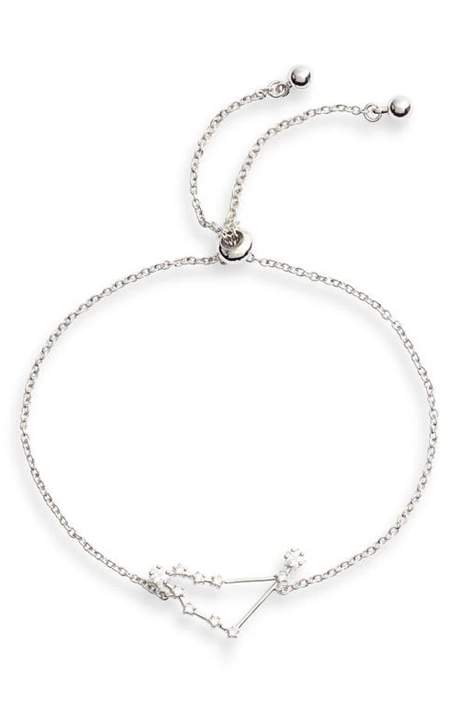 Sterling Forever Zodiac Bracelet in Silver Capricorn at Nordstrom