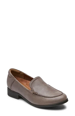 Rockport Cobb Hill Crosbie Moc Toe Loafer Dover Grey Leather at Nordstrom,