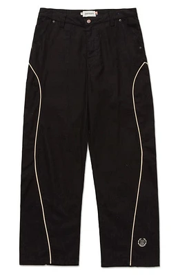 HONOR THE GIFT Piped Canvas Pants Black at Nordstrom,