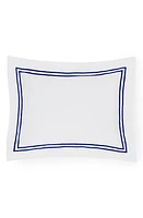 SFERRA Grande Hotel Boudoir Sham in White/Navy at Nordstrom