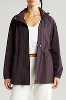 zella Commute Stowaway Hood Rain Jacket at Nordstrom,