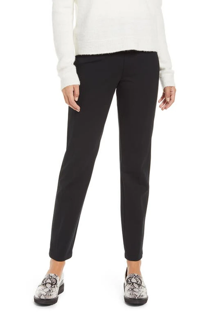 SPANX High Waist Straight Leg Ponte Pants Classic Black at