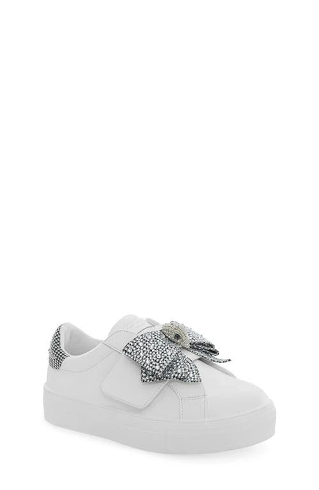 Kurt Geiger London Kids' Mini Laney Bow Sneaker White at Nordstrom