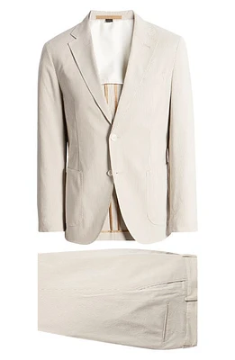 BOSS Heston Silk Suit Light Beige at Nordstrom, - R