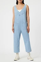 Mavi Jeans Myra Crop Denim Jumpsuit Light Well Blue at Nordstrom,