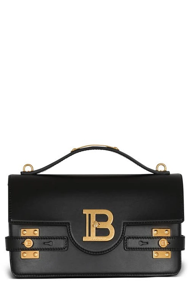 Balmain B-Buzz 24 Leather Top Handle Bag in at Nordstrom