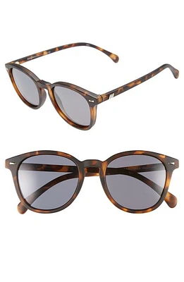 Le Specs 'Bandwagon' 51mm Polarized Sunglasses in Matte Tort/Smoke Mono Polar at Nordstrom