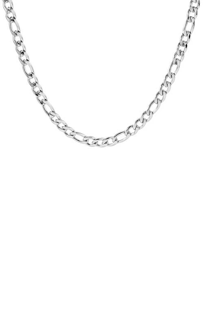 Brook and York Men's Stainless Steel Chain Necklace in Silver at Nordstrom