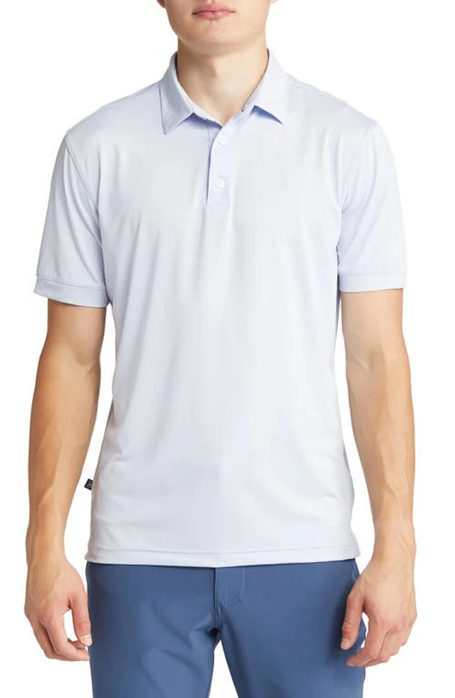 Mizzen+Main Men's Versa Solid Performance Golf Polo Light Blue at Nordstrom,