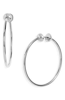 Jenny Bird Small Icon Hoop Earrings in High Polish Silver at Nordstrom