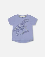 Deux Par Deux Baby Boy's Organic Cotton T-Shirt With Print Blue at Nordstrom