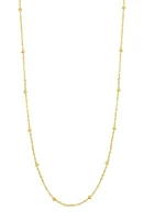 Bony Levy 14K Gold Ball Station Chain Necklace in 14K Yellow Gold at Nordstrom, Size 18