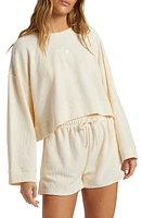 Billabong Cally Rib Sweatshirt White Cap at Nordstrom,