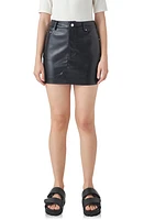 Grey Lab Faux Leather Skirt at Nordstrom,