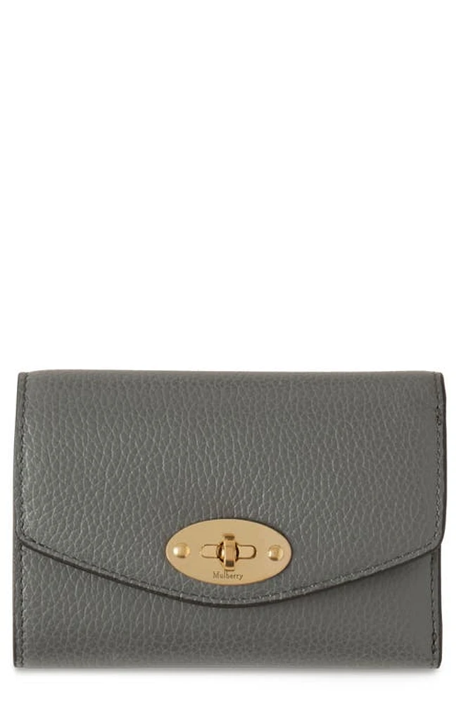 Mulberry Darley Folded Leather Wallet in Charcoal at Nordstrom