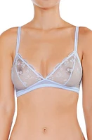 Huit Paradis Embroidered Bra Sky Blue at Nordstrom,