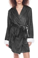 Honeydew Intimates Warm It Up Short Robe Drizzle at Nordstrom,