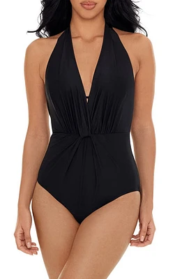 Magicsuit Chromatic Joelle One-Piece Swimsuit Black at Nordstrom,