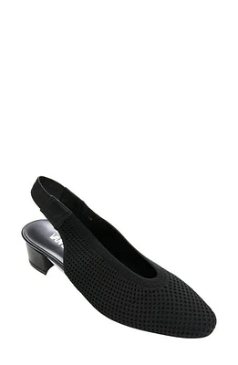 VANELi Abira Stretch Knit Slingback Pump Black at Nordstrom,