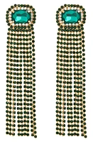 Petit Moments Odel Crystal Chandelier Earrings in Emerald at Nordstrom