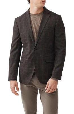 Rodd & Gunn South Oamaru Plaid Wool Blend Sport Coat Bark at Nordstrom,