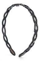 Alexandre de Paris Headband in Black at Nordstrom