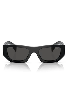 Prada 53mm Pillow Sunglasses in Black at Nordstrom