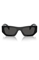 Prada 53mm Pillow Sunglasses in Black at Nordstrom