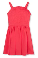 Habitual Kids Kids' Pleat Bodice Dress Dark Pink at Nordstrom,