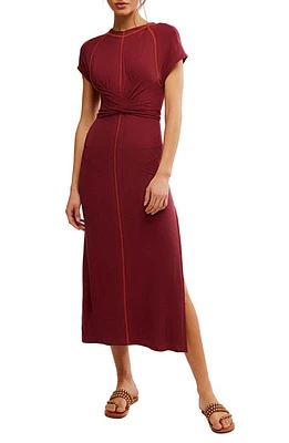 Free People Sunni Tie Back Maxi Dress at Nordstrom,