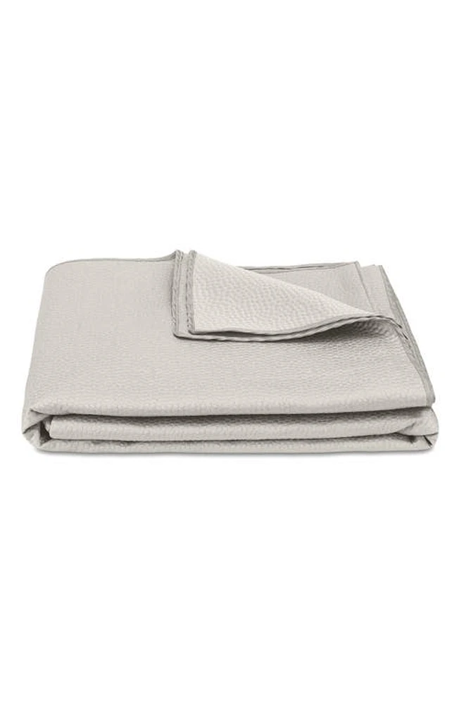 Matouk Eden Coverlet in Silver at Nordstrom