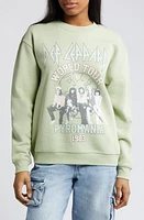 Vinyl Icons Def Leppard Graphic Sweatshirt Sage at Nordstrom,