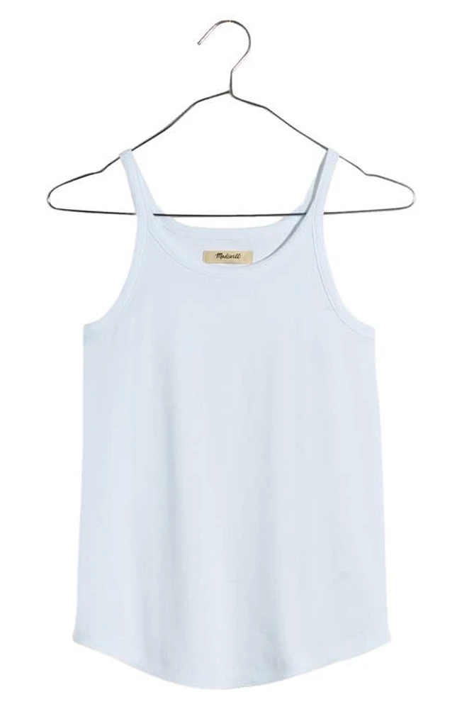 Madewell Brightside '90s Tank Eyelet White at Nordstrom,