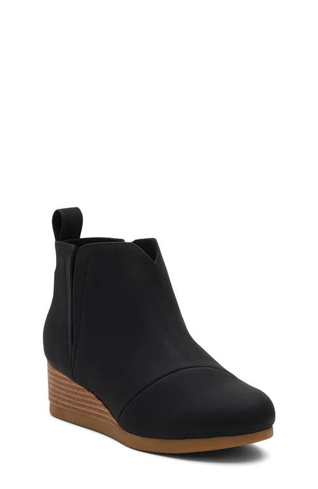 TOMS Clare Zip Wedge Bootie in Black at Nordstrom, Size 6 M