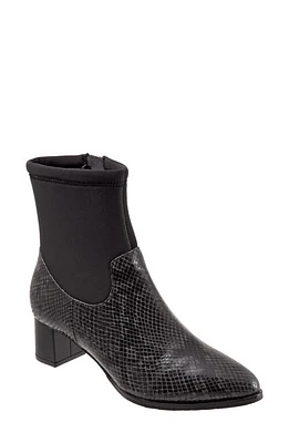 Trotters Kippy Bootie Dark Grey Leather at Nordstrom,