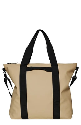 Rains Waterproof Tote Bag in Sand at Nordstrom