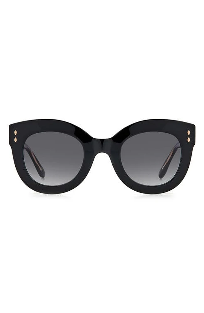 Isabel Marant 49mm Gradient Round Sunglasses in at Nordstrom