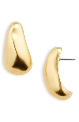 Madewell Sculptural Droplet Large Statement Earrings in Vintage Gold at Nordstrom