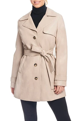 Sanctuary Faux Leather Trench Coat at Nordstrom,