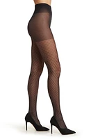 Oroblu Geometric Tights in Black Delight at Nordstrom, Size Large