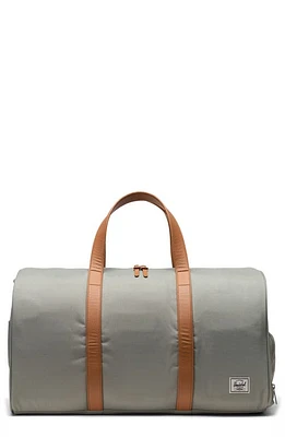 Herschel Supply Co. Novel Recycled Duffle Bag in Seagrass/White Stitch at Nordstrom