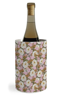 Deny Designs Summer Bouquet Wine & Champagne Chiller in Green at Nordstrom