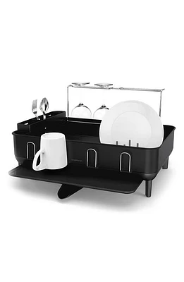 simplehuman Standard Steel Frame Dish Rack in Matte Black at Nordstrom