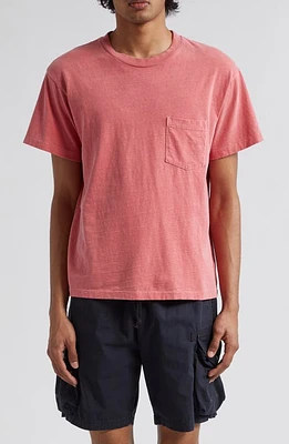 John Elliott Campus Cotton Pocket T-Shirt in Crimson at Nordstrom, Size Xx-Large