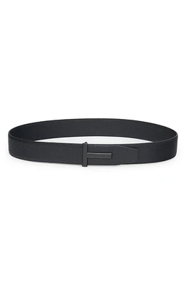 TOM FORD T Icon Soft Grain Leather Belt Black at Nordstrom, Eu