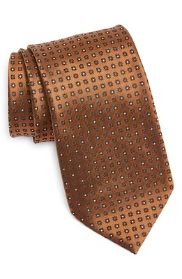 ZEGNA TIES Cento Fili Silk Jacquard Tie in Vicuna at Nordstrom