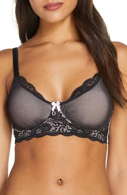 Belabumbum Mesh & Lace Nursing Bra at Nordstrom,