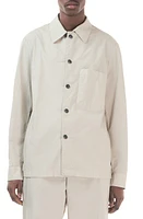 Barena Venezia Cedrone Cotton Blend Button-Up Overshirt Sasso at Nordstrom, Us