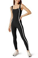 Beyond Yoga New Moves Square Neck Jumpsuit Darkest Night/Cloud at Nordstrom,